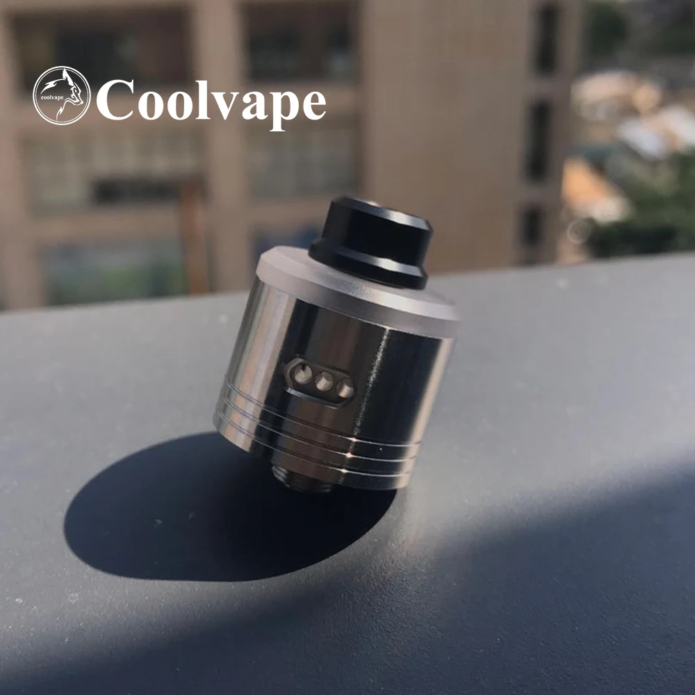 WOLF COOLVAPE Skyfall RDA, Single Coil Deck, Rebuildable Dripping E-Cigarette, Rda para 510 Vape, Mech Mod, 22mm, 316ss