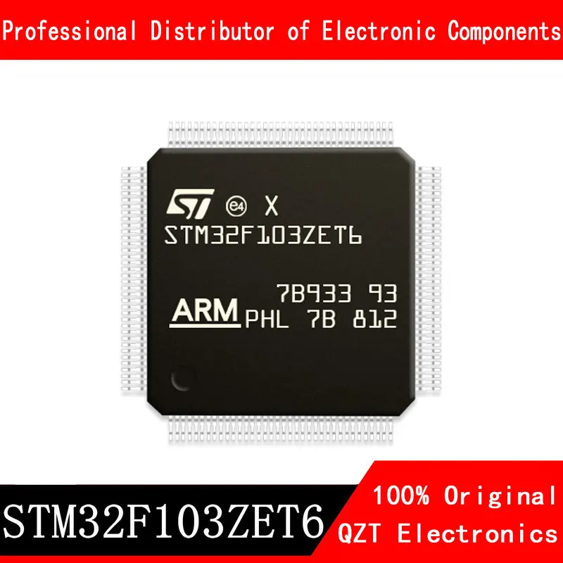 5 unids/lote nuevo original STM32F103ZET6 STM32F103 LQFP-144 microcontroller MCU en Stock