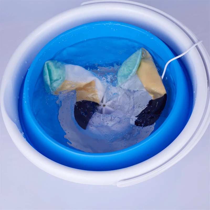 

ZDT001 Складное ведро, ультразвуковая турбо-мойка, мини-мойка, портативное дорожное средство для чистки нижнего белья, носков