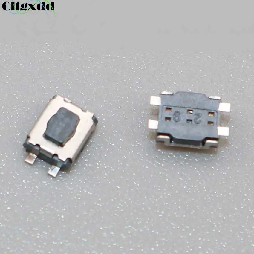 Cltgxdd 10PCS/Lot 3.5*3*1.8 4Pin SMD 4 Legs Micro Switch For Citroen C1 C2 C3 C4 C5 C6 C8 Peugeot Renault Vivaro