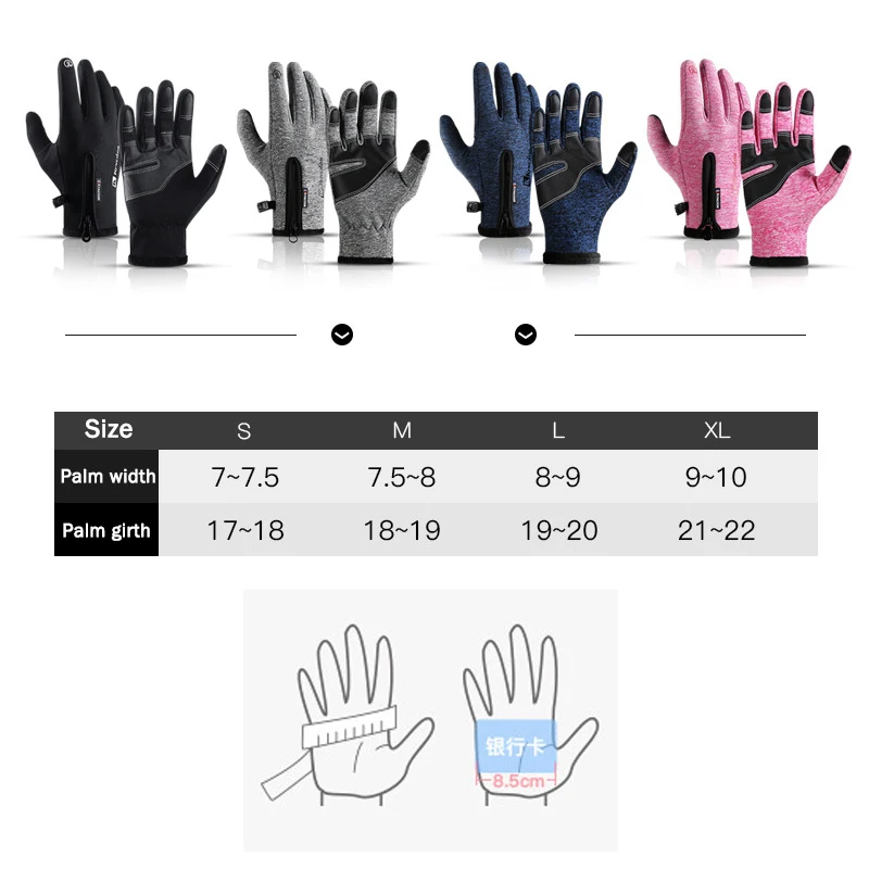 Gants de Ski pour hommes et femmes, imperméables, antidérapants, chauds, coupe-vent, réfléchissants, pour l'équitation, collection automne et hiver