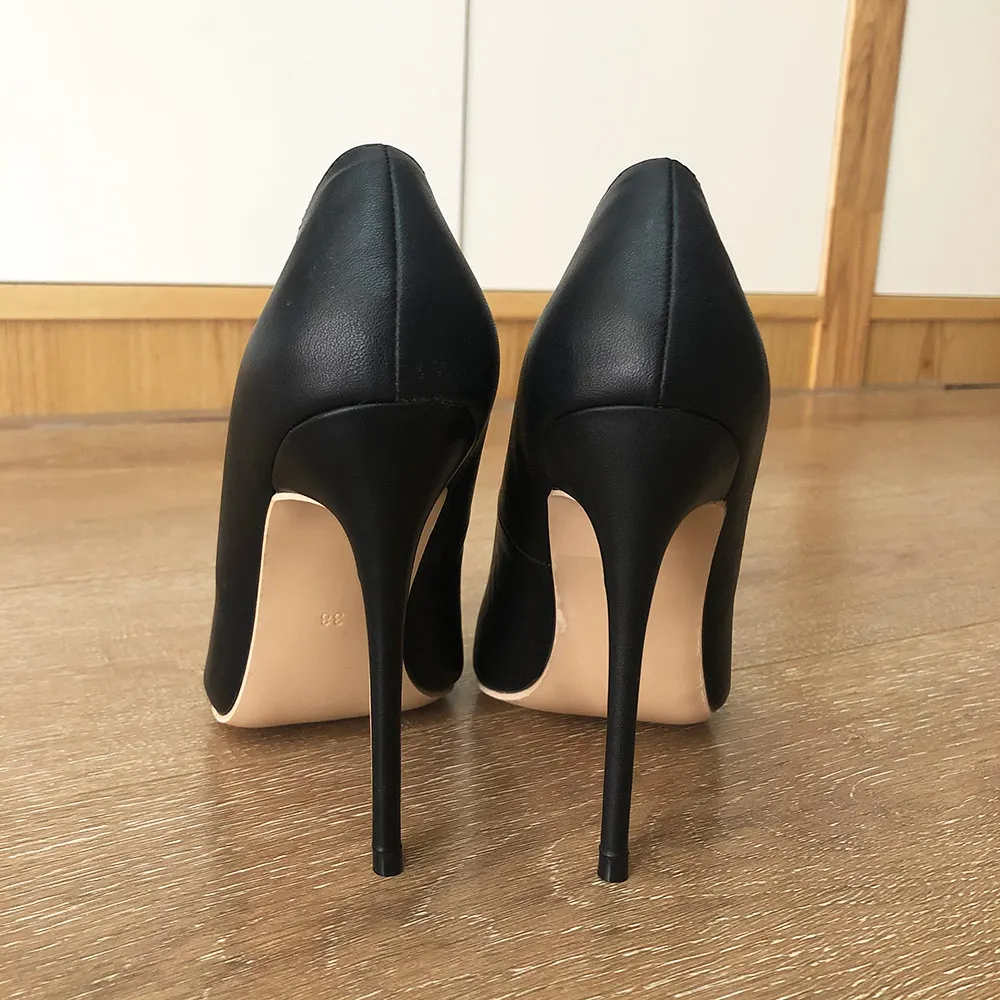 Veowalk Brand 2020 Top Quality High Heels 12CM Shoes Women Pumps Sexy Pointed Toe Women Stilettos Shoes Chaussure Escarpins