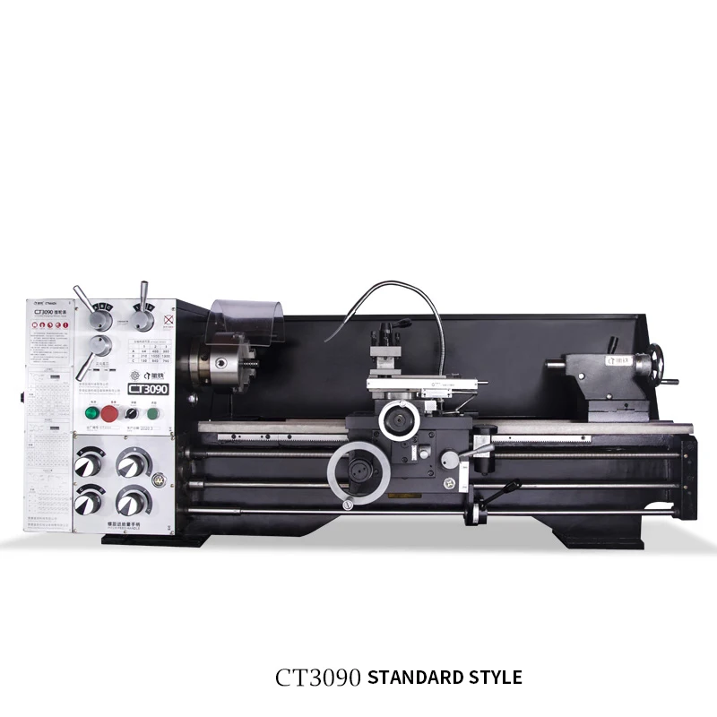 CT3090 new small household lathe ordinary lathe three-pole bench lathe industrial grade small lathe