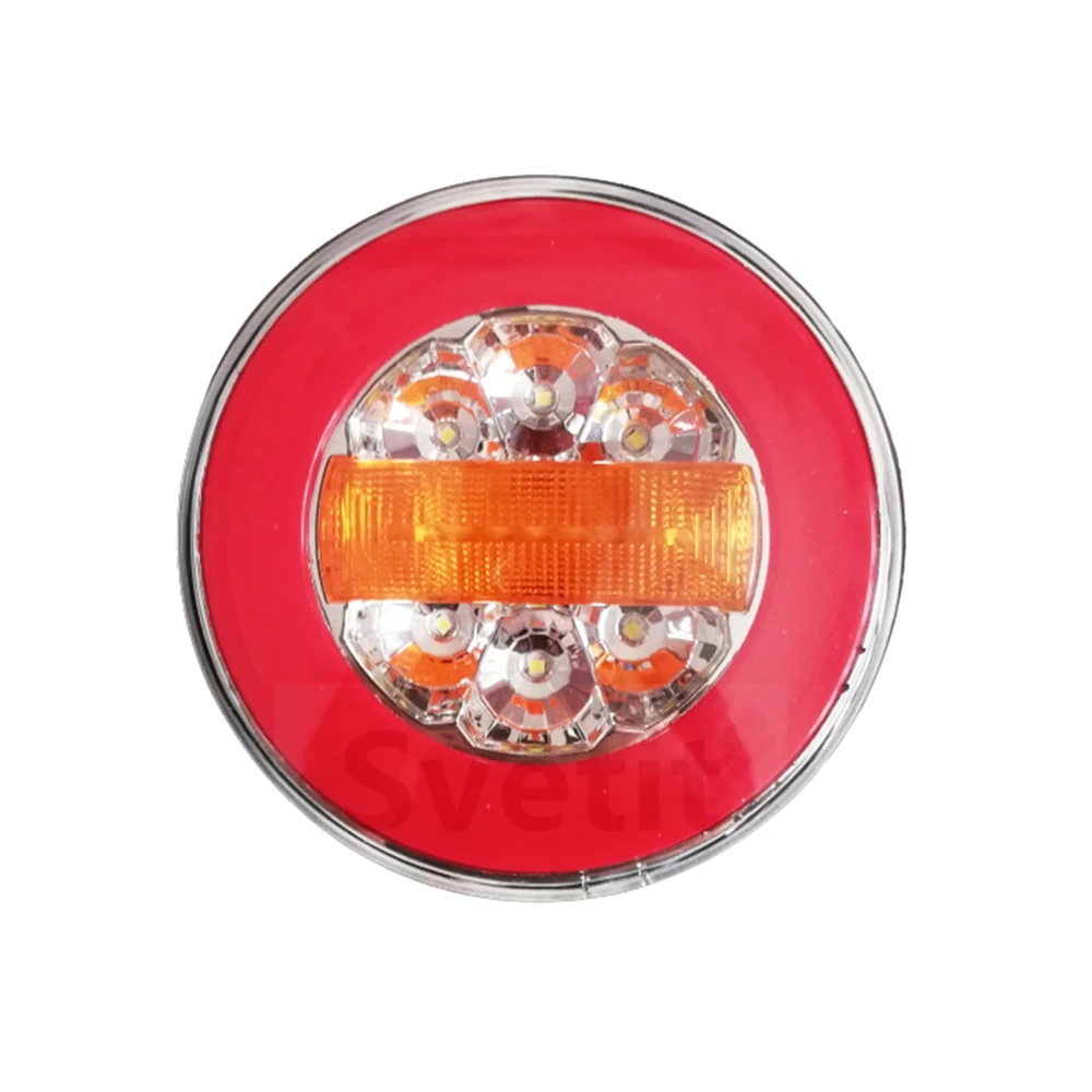 2Pcs LED Tail Lights Trailer Truck Sequential Flashlight 12V 24V Tractor Rear Light Running Turn Brake Reverse Camper Taillights