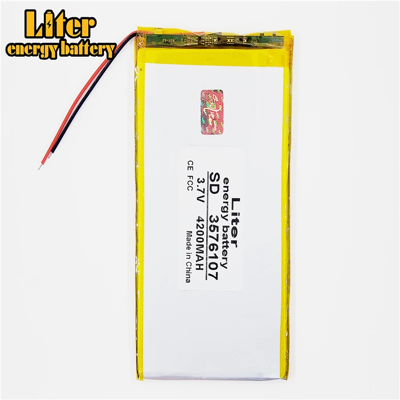 3.7 V Tablet polymer battery 4200 mah large-capacity tablet laptop MID 3576107 ebook