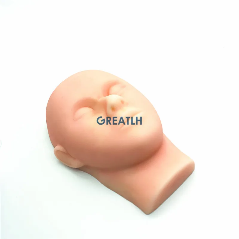 beauty injection model Plastic surgery model artificial human head mold Silicone Facial head model