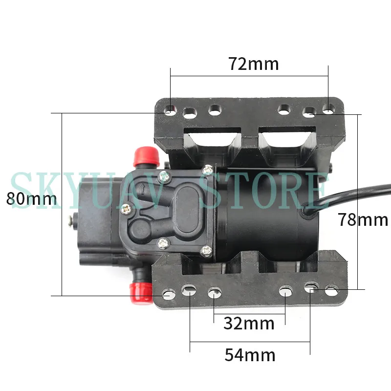 Hobbywing Combo Pump 5L Brushless Water Pump 10A 14S V1 Sprayer Diaphragm Pump for Plant Agriculture UAV Drone