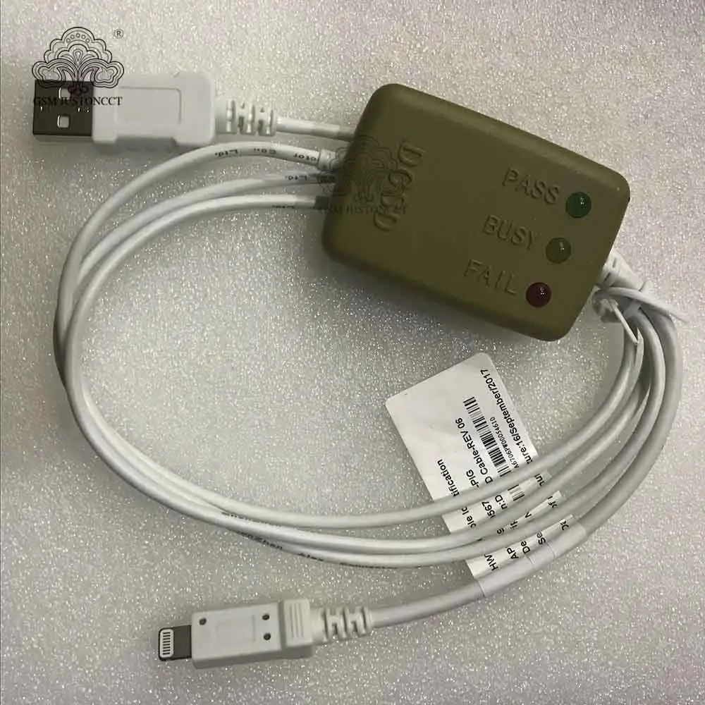 Novo cabo de engenharia de cabo dcsd, cabo de porta serial para inserir em tela roxa para iphone 7/7p/8/8p/x ipad para gravar dados ao sistema