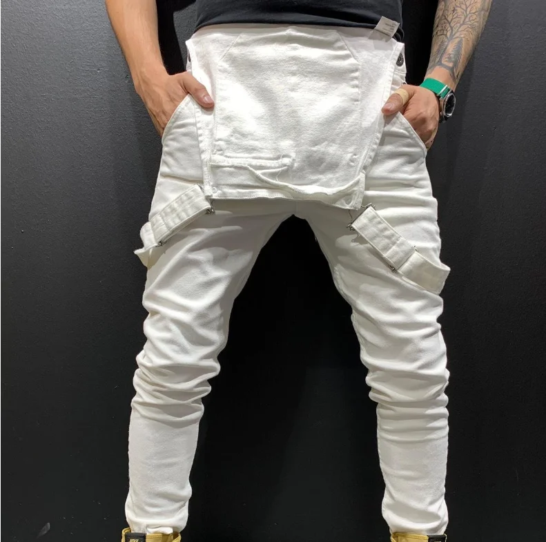 multi-pocket Streetwear Hip Hop Men Overalls Work Pants Casual  Pant Bib Trousers Green Camo Coveralls Size S-XXXL