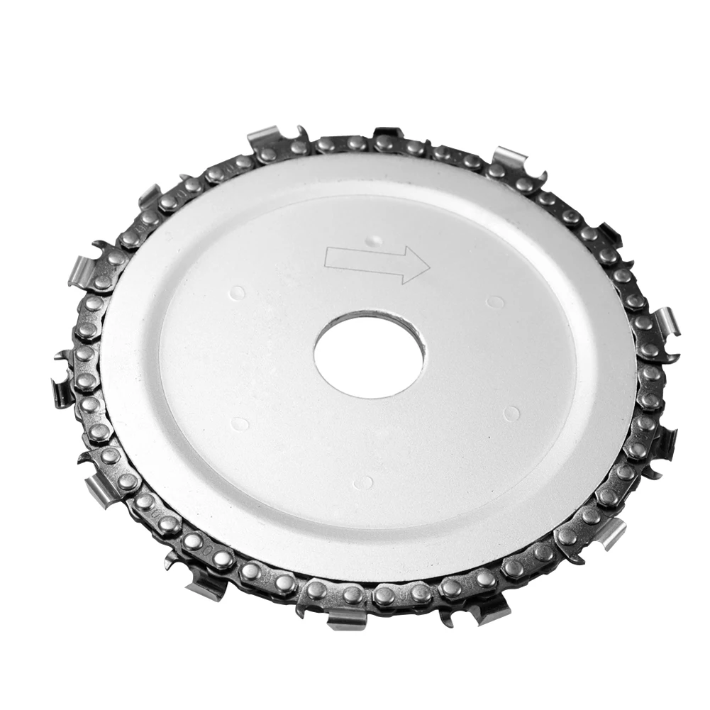 Grinding Machine Woodworking Disc 115mm 14 Tooth Stainless Steel Grooving Machine Chains Disc Wood Carving Cutting Shaping Disc