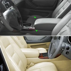 Car Center Console Lid Armrest Box Leather Cover Sticker Trim For Lexus GS300 GS400 GS430 1999 2000 2001 2002 2003 2004 Beige