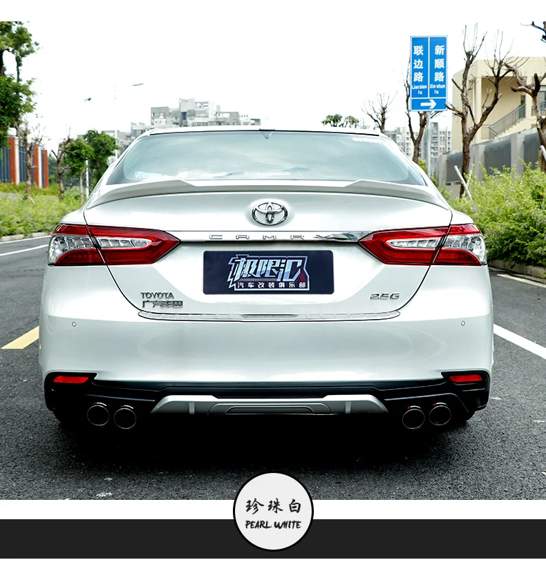 New Design for Toyota Camry 2018 2019 High Quality and Hardness ABS Material Spoiler By Primer or DIY Color Paint Camry Spoilers