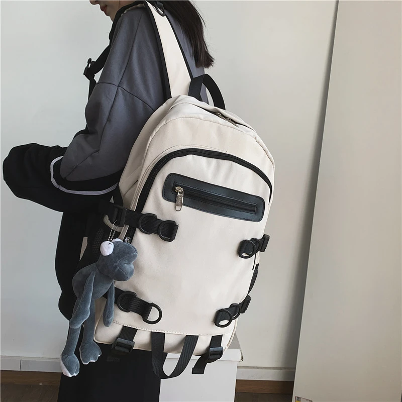 

Business Laptop Backpack New Waterproof Shoulders Bags Canvas School Bag Multifunctional Travel Bagpack Mochila Casual Ruckpack