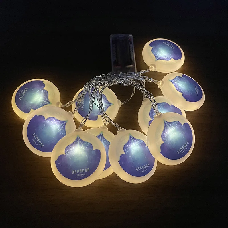 EID Mubarak light Star Moon Led String Lights Ornaments for Home Decoration 2024 Ramadan Eid Al Adha Islamic Muslim Kareem Party images - 6