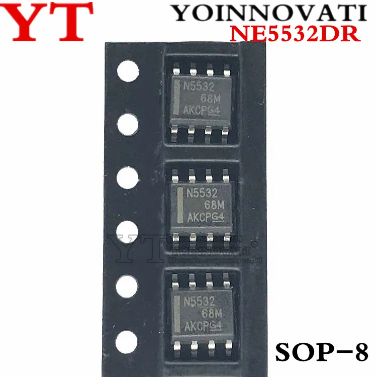 20pcs NE5532DR NE5532 5532 OPAMP GP 2 CIRCUIT 8SOIC