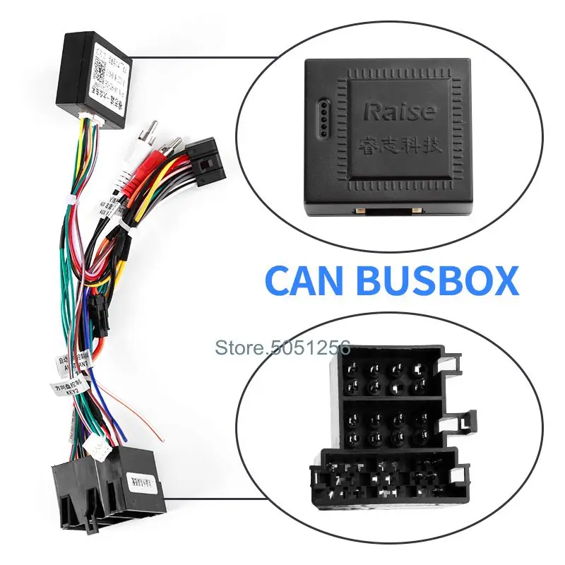 

16pin Wirng Harness Canbus Decoder Box for Volkswagen Golf 5/6/Polo/Passat/jetta/Tiguan/Touran/Skoda