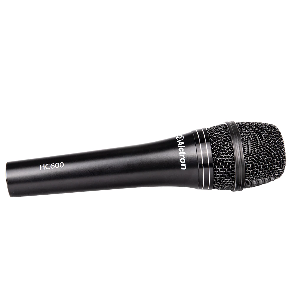Профессиональный портативный конденсаторный микрофон Alctron HC600, черный корпус, гладкий и тонкий тон, сценическое выступление, студийная запись вокалов