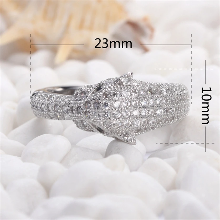 Eulonvan 925 sterling silver Wedding rings Jewelry for women dropshipping best sell White Black Cubic Zirconia S-3741 size 6 7 8