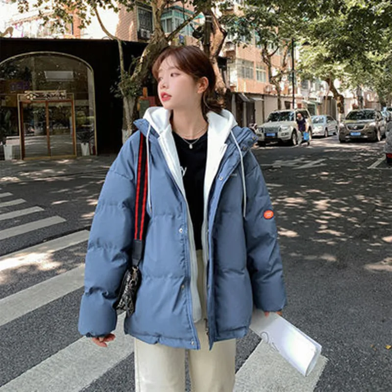 INS Tide Harbor Wind Harajuku Autumn Winter 2021 New Cotton-padded Clothes Design Feeling Minority