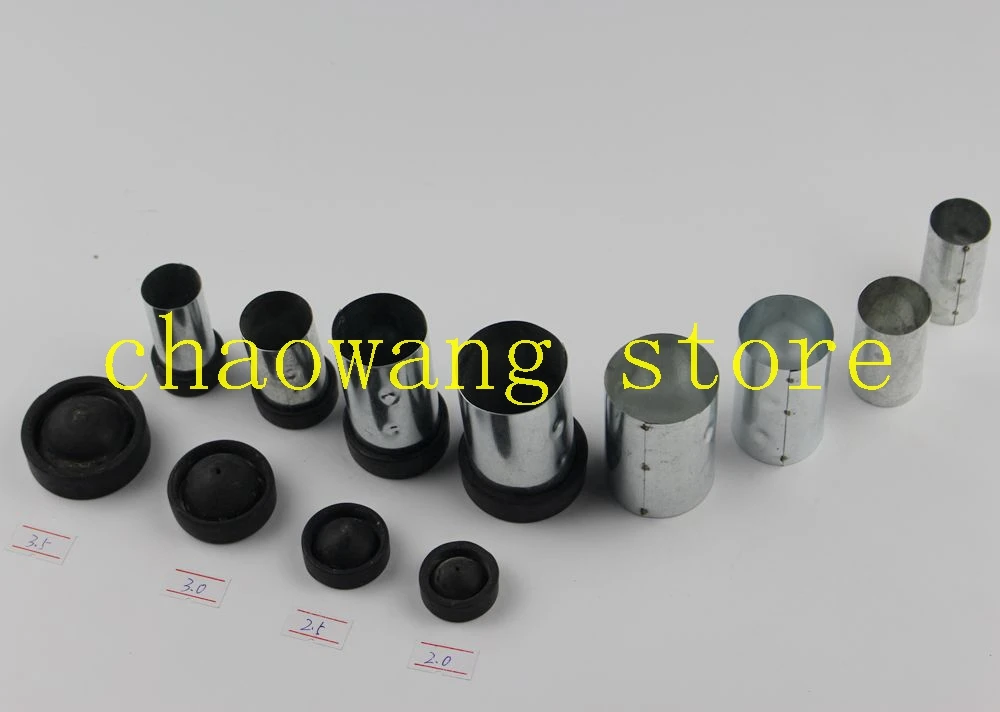 Casting Tools  Sprue Bases Rubber Base with 5pcs Iron Casting Flasks