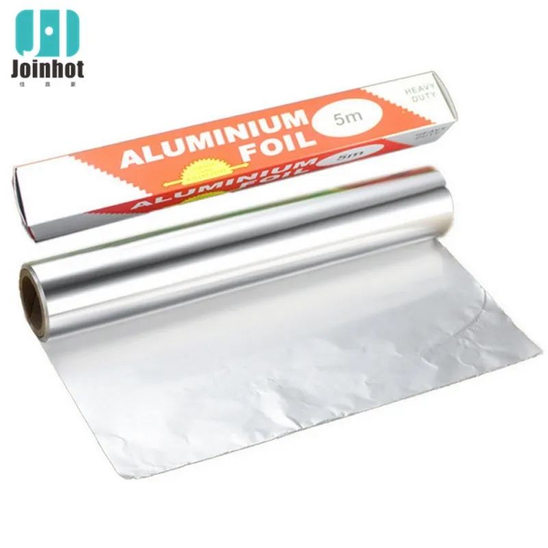 Kitchen Aluminum Foil Tin Foil Silver Paper Wrap For Food Storage And BBQ 12in Wide