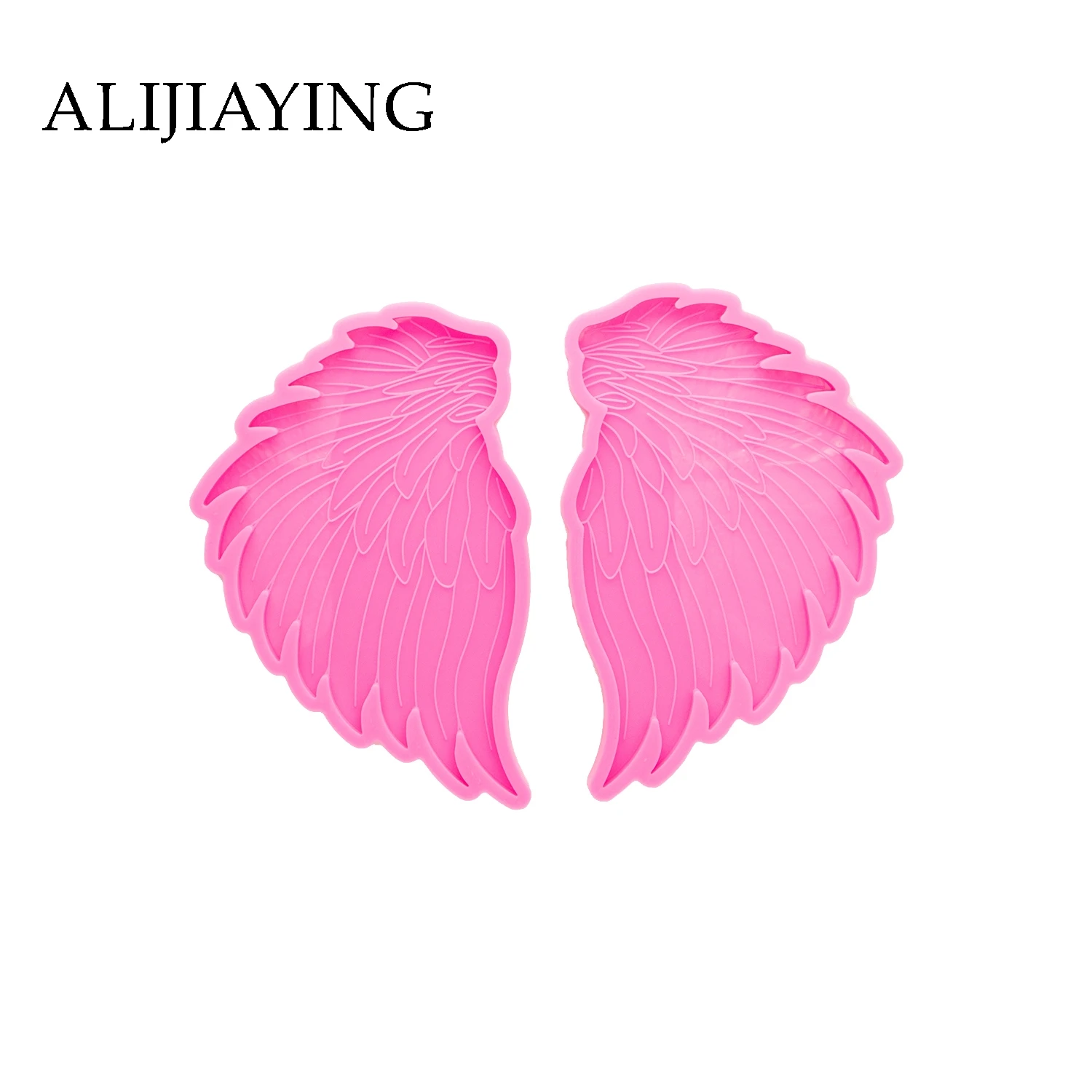 DY0966 2pc/Set Feather Geode Coaster Agate Resin Mold for Home Decoration .DIY Epoxy Molds Silicone Crafts Resin Art