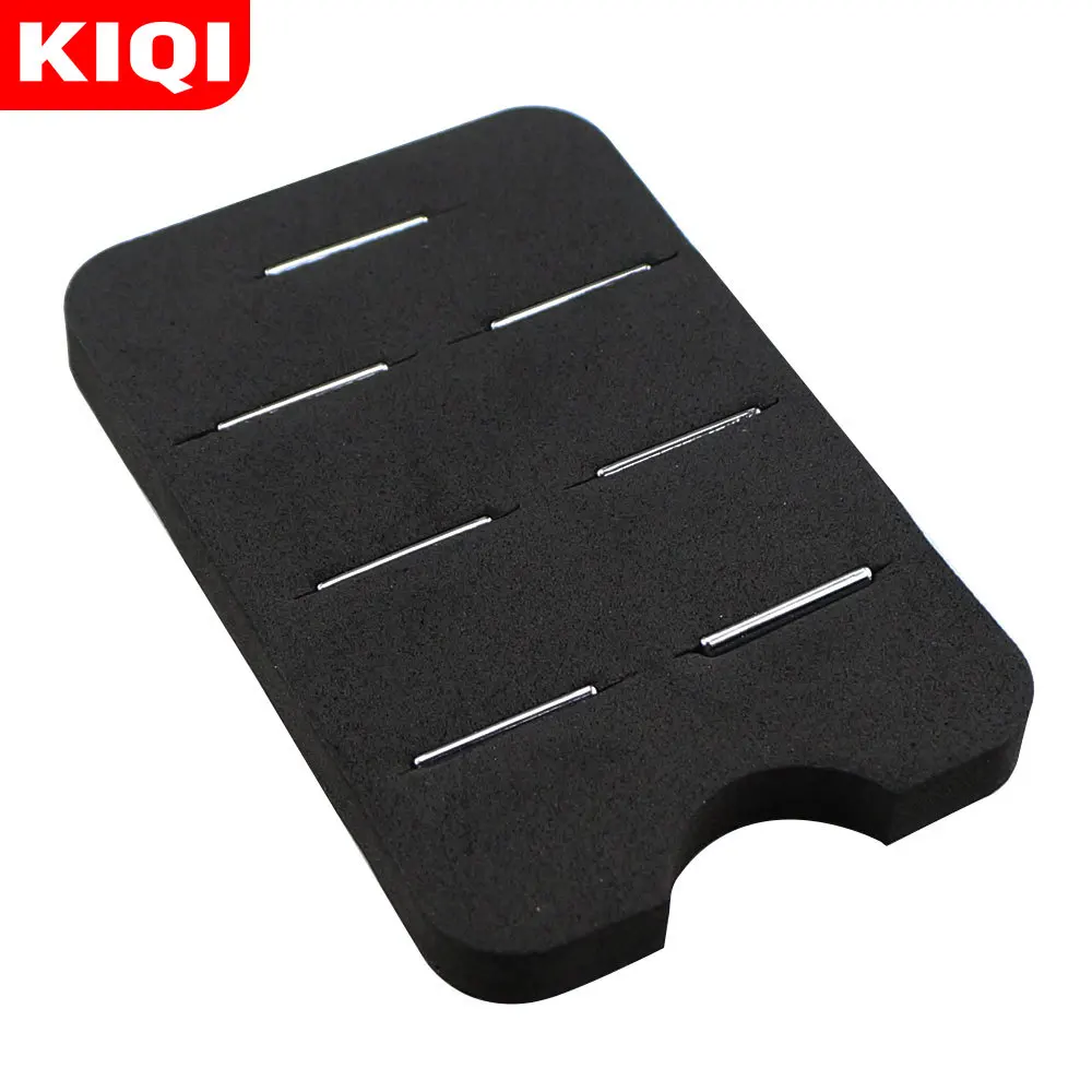 KIQI 7Pcs/Set Car Accessories for Peugeot 308 308S SW 2008 - 2016 ABS Chrome Windows Lifter Knob Cover Trim Stickers
