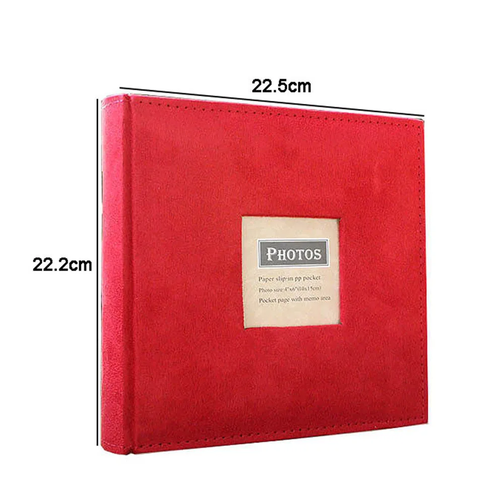 Interstitial Photo Album with 200 Pockets, Scrapbook, Wedding Commemorative, Family Memory, Pictures Storage, 4R, 6\