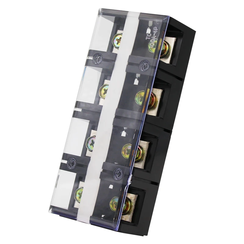 

Original Export Terminal Blocks TC-1004 100A 600V 4-Bit 4P High Current Terminal Block Screw fixing