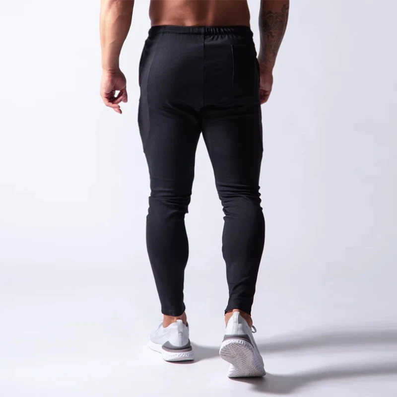 2020 New Brand Side Zipper Men Sports Pants Jogging Sweatpants Trousers Gym Fitness Bodybuilding Training Pants Men\'s Sportswear