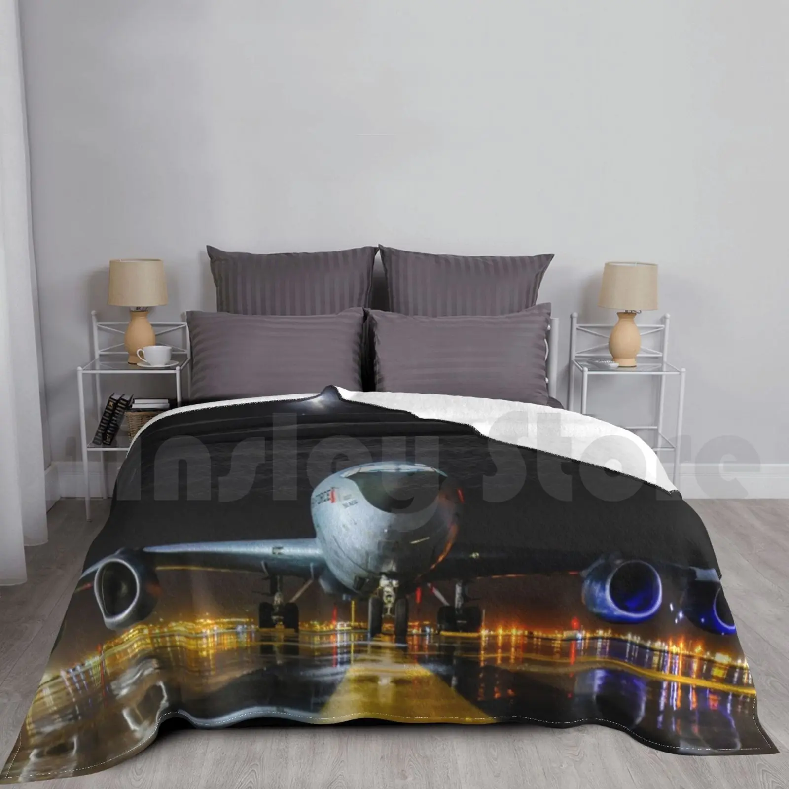 Kc 135r Stratotanker Blanket For Sofa Bed Travel Plane Planes Jets Jet Engine Airplane Fighter Jet Air Force