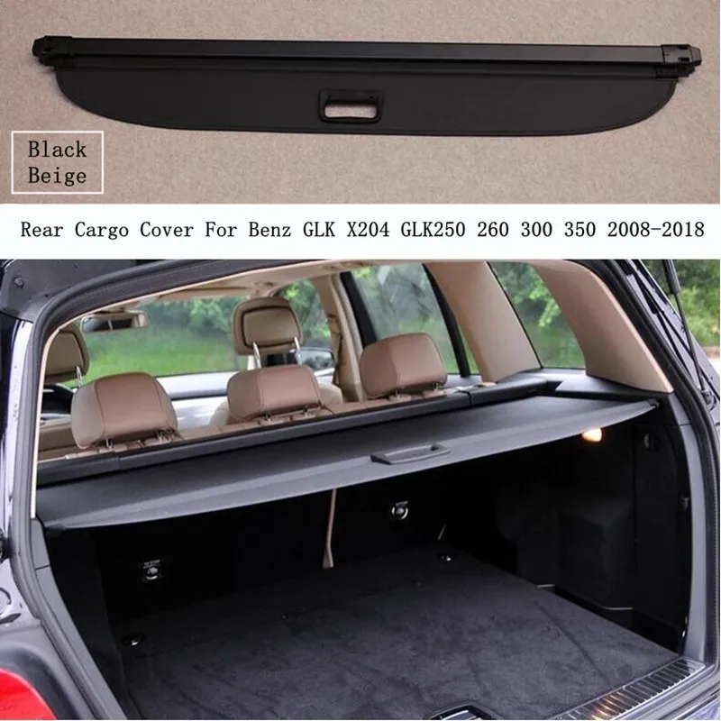 

Rear Cargo Cover For Benz GLK X204 GLK250 260 300 GLK350 2008-2018 Privacy Trunk Screen Security Shield Shade Auto Accessories