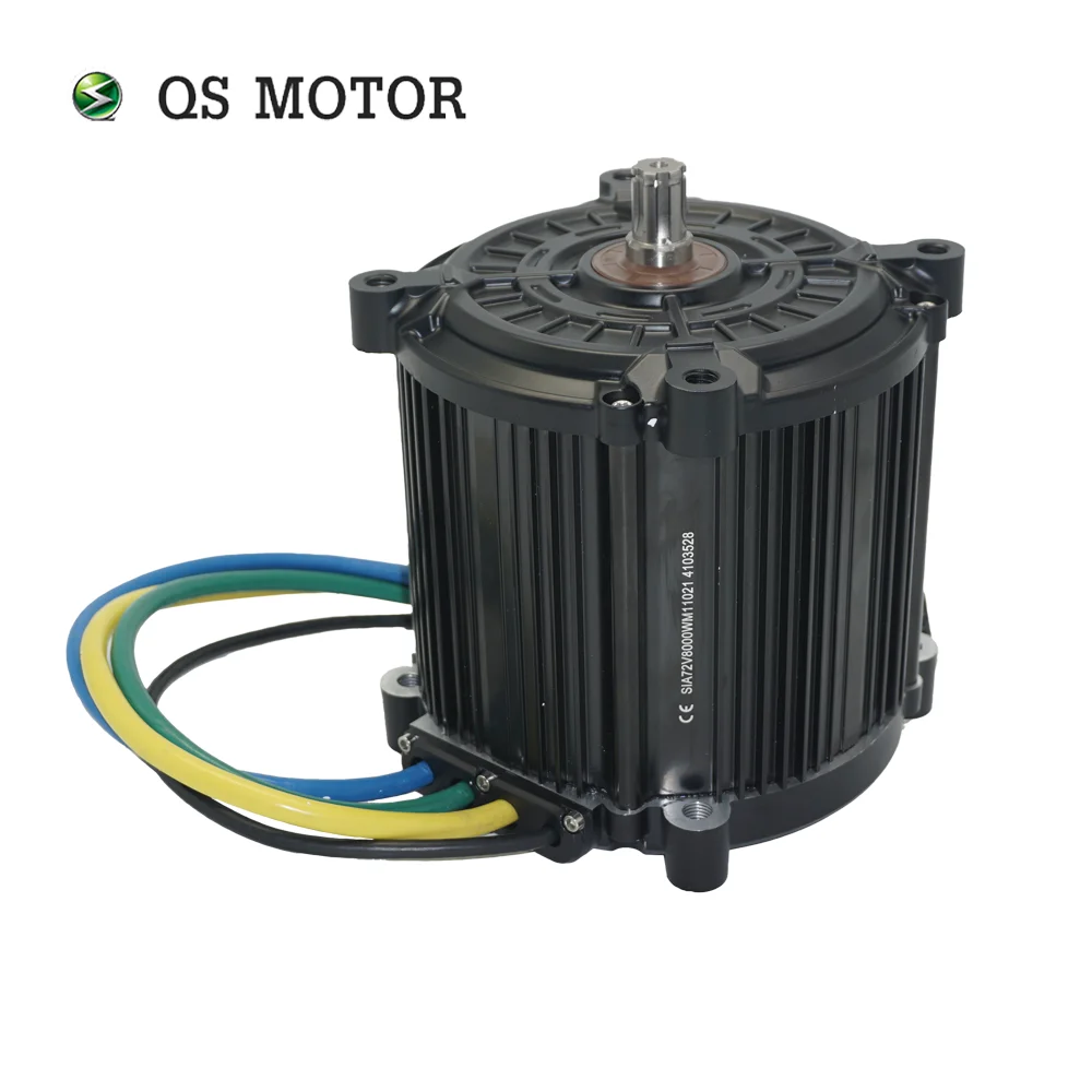 QSMOTOR QS180 90H 8000W 72V 110KPH Mid Drive Motor For Offroad Dirtbike Adult Electric Motorcycle