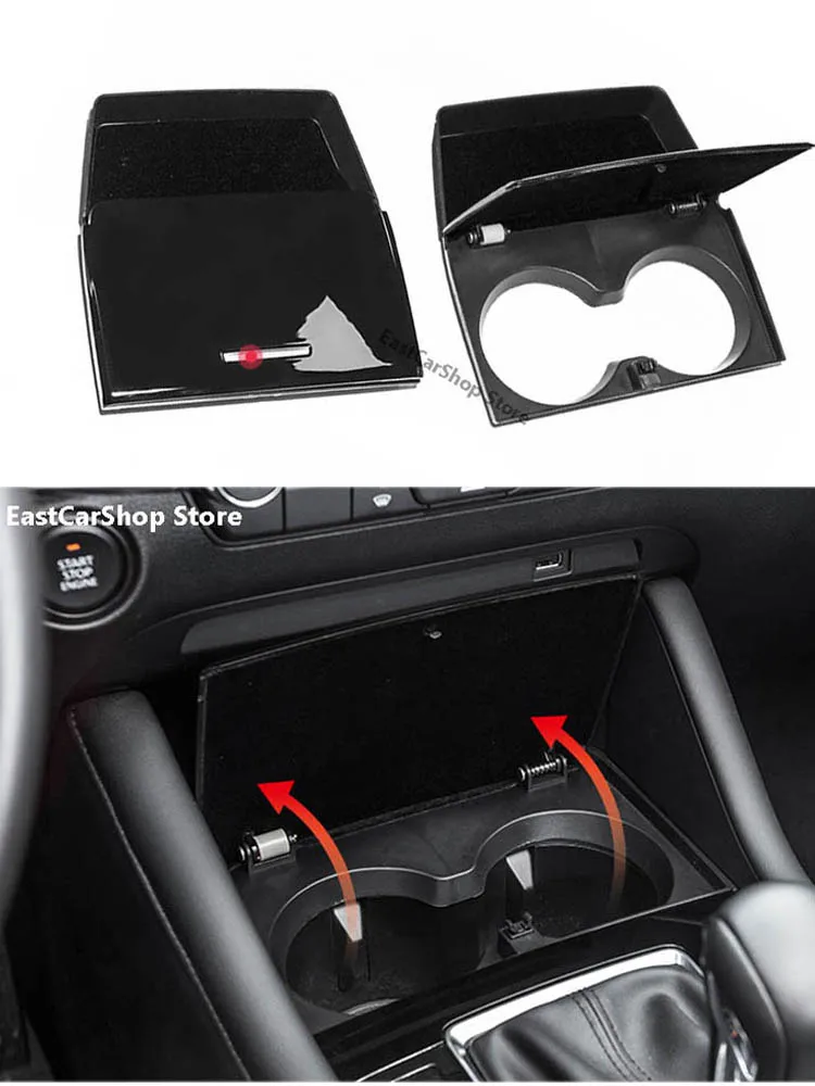 for Mazda 3 BP Axela 2019 2020 2021 2022 Car Water Cup Panel Decorative Frame Interior Protection Modification Accessories