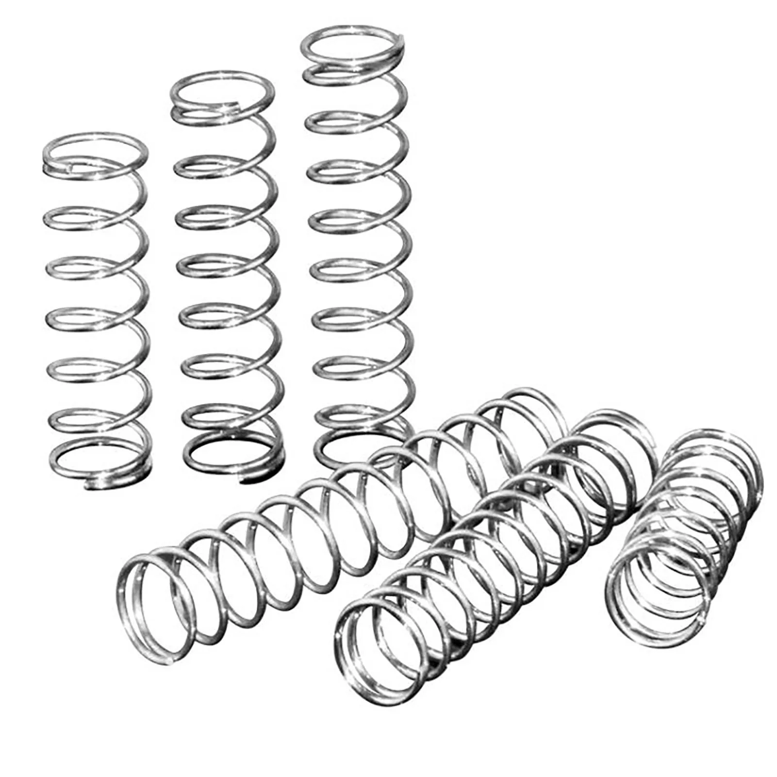 

1x9mm, 304 Stainless Steel Compression Spring, Wire Diameter 1mm, Outer Diameter 9mm, Free Length 10-50mm, 10PCS