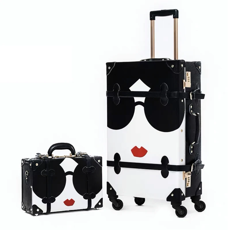 New Color matching Travel Bag Rolling Luggage sets,20\