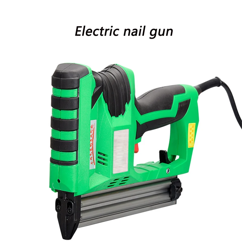 1PC Portable Electric Air Nail Gun WC-ED-DF30 Decoration Gun Nail Tool AC 198V-242V Woodworking Straight Nail Gun Machine