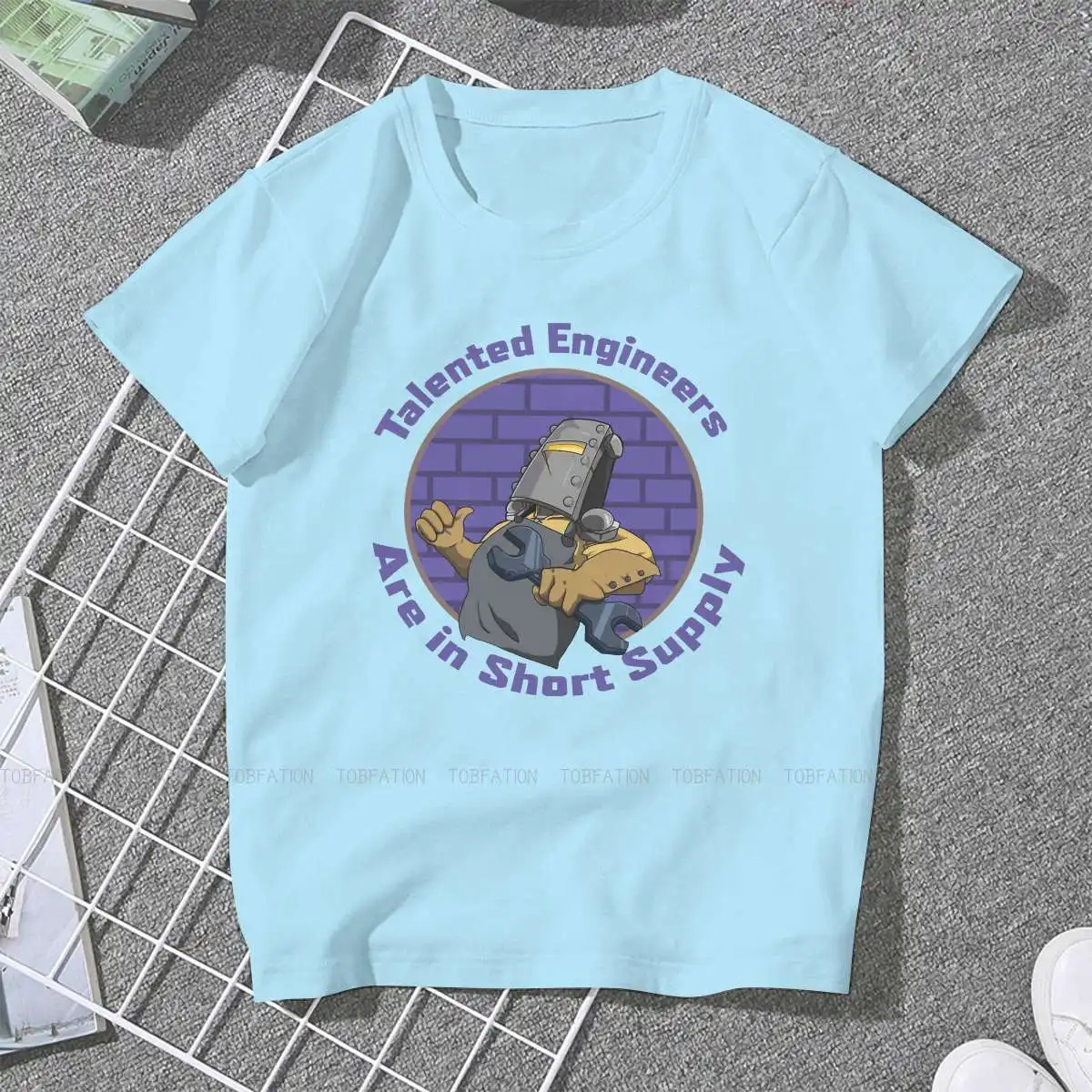 Shovel Knight TShirt for Woman Girl Talented Engineers Are in  Supply Basic Summer Sweatshirts T Shirt High Quality Fluffy