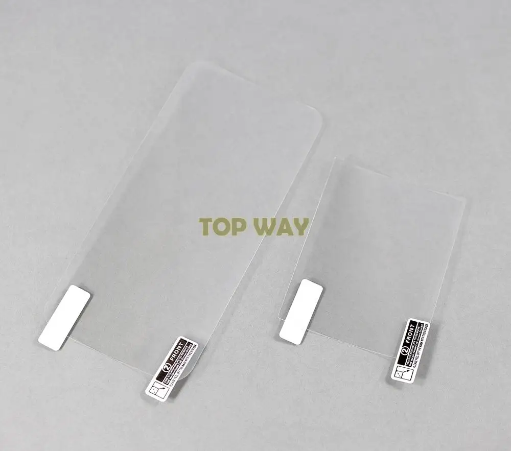 

50sets Transparent LCD Screen Protectors Film Set For Nintend NEW 2DS XL LL Clear Touch Protect Protective Front Back Seal Film