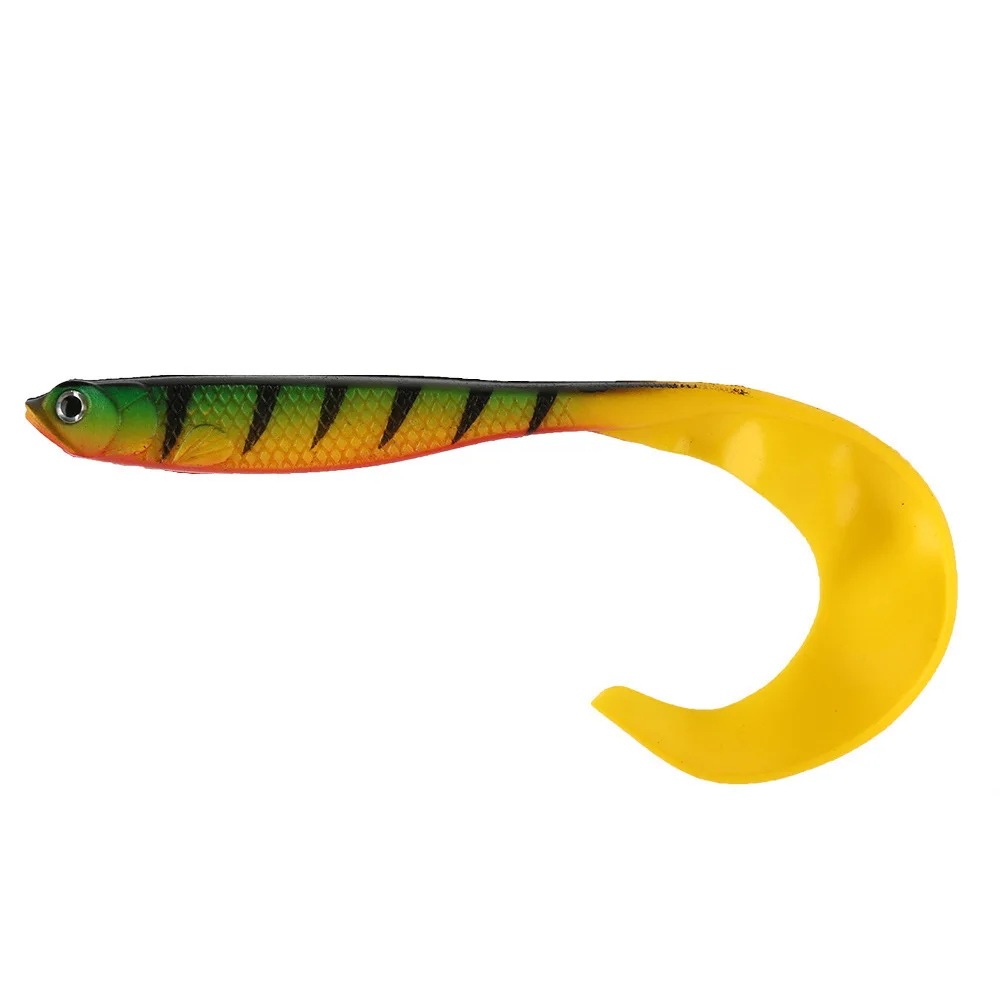 4pcs Jigging Wobblers Fishing Lure 11.5cm 6.1g shad T-tail soft bait Aritificial Silicone Lures Bass Pike Fishing Tackle Vobler