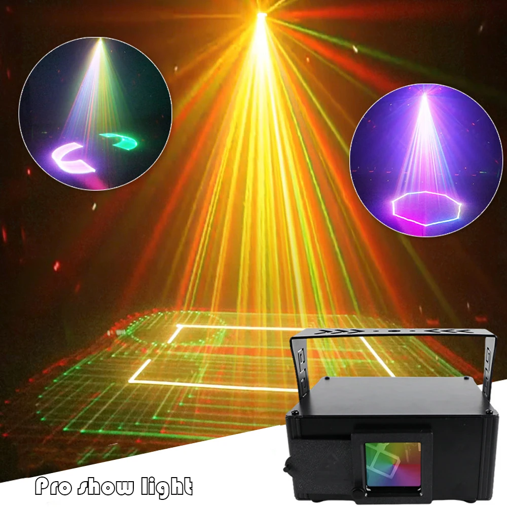 

DJ Equipment 4D Scan Stage Laser Light Wedding Party Professional Strong Beam Laser Projector DMX Lighting Christmas Disco Light