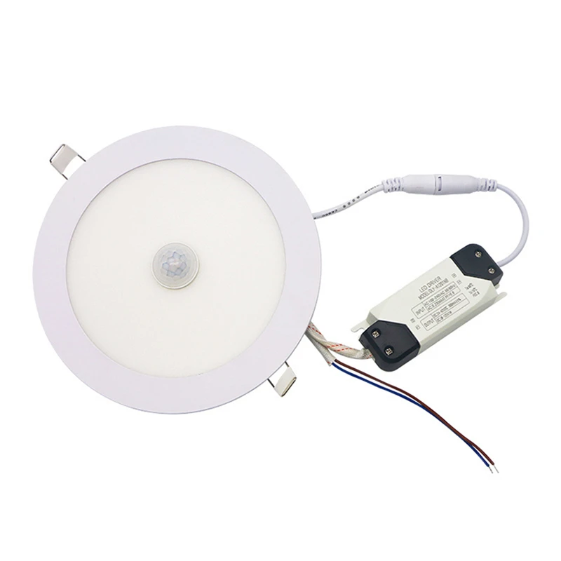 Lampka nocna LED z czujnikiem ruchu PIR Downlight 24W Lampka do korytarza schodowego Żarówka nocna LED z czujnikiem ruchu Automatyczne