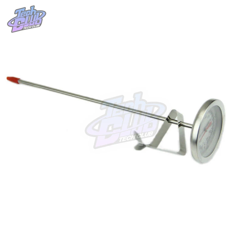 Stainless Steel BBQ Smoker Pit Bimetallic Grill Thermometer Temp Gauge with Dual Gage 500 Degree Convenierernt Cooking