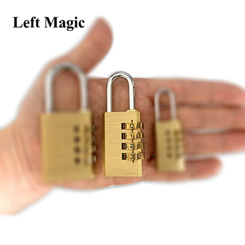 Funny Dead Lock Magic Tricks Medium Size Prediction Lock Induction Coded Close Up Street Magic Props Gimmick Mentalism Magia