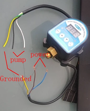 Automatic Eletronic Digital Display Pressure Controller Switch WPC-10 For Oil Water Pump Air Compressor With 4\' Adapter WPC 10