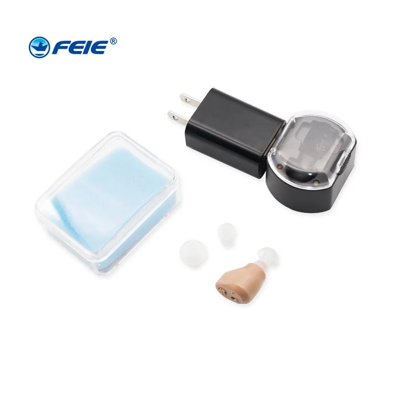 FEIE S-219 Mini Digital Hearing Aids Assistance Adjustable Sound Amplifier Rechargeable Hearing Aid For Deaf People Ear Care