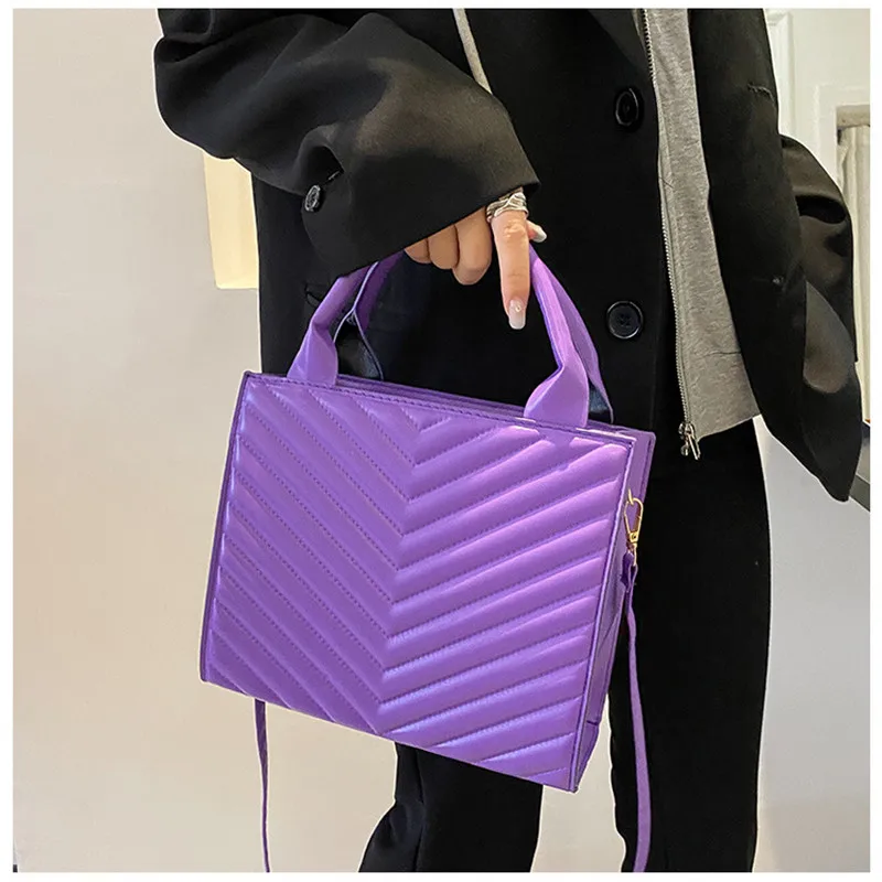 Borsa portatile Color caramella 2021 nuova borsa femminile retrò borsa a tracolla a spalla occidentale borsa a tracolla quadrata piccola moda