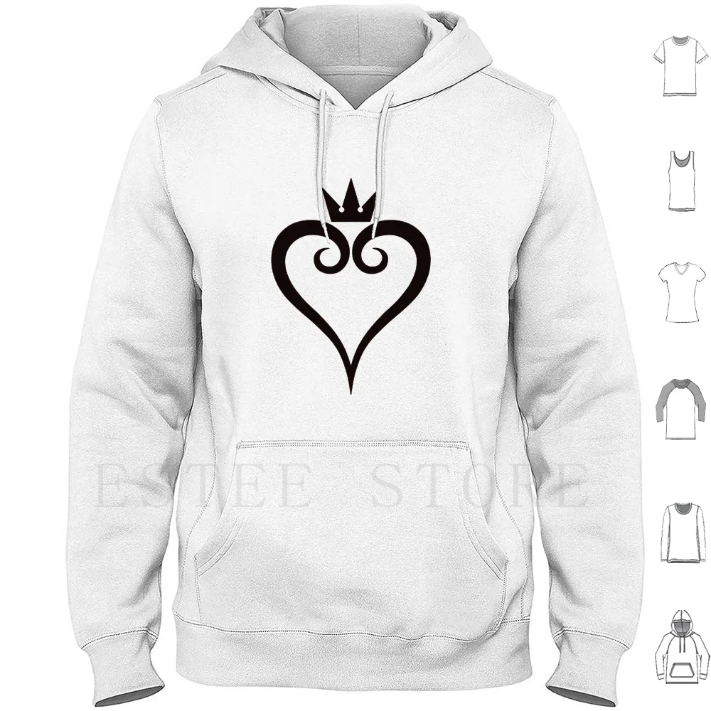 Sudaderas con capucha Kingdom Hearts KH2 Birth by Night Sora Riku Kairi Axel Roxas Organization Crown King Door
