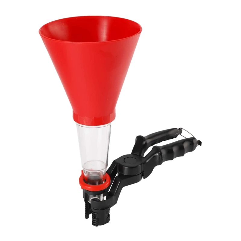 Car Universal Engine Oil Funnel No-Spill Oil Funnel Adjustable Oil Funnel Adapters Spill Proof Oil Filter Tool Set