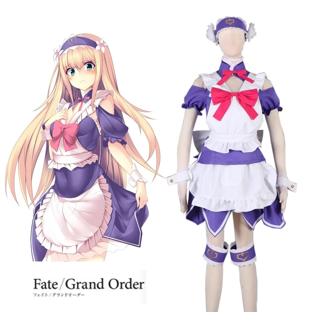 

Anime Fate Grand Order FGO Chevalier D Eon apron dress Cosplay Costumes Sets